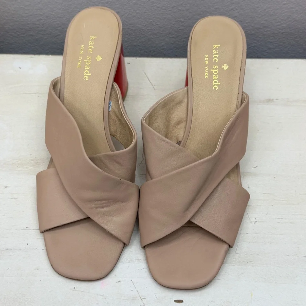 Kate Spade Silene Block Heel Sandals Size 8